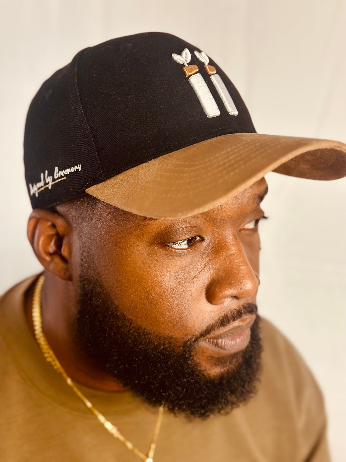 Designed by Growers II Hat (Brown and Black)