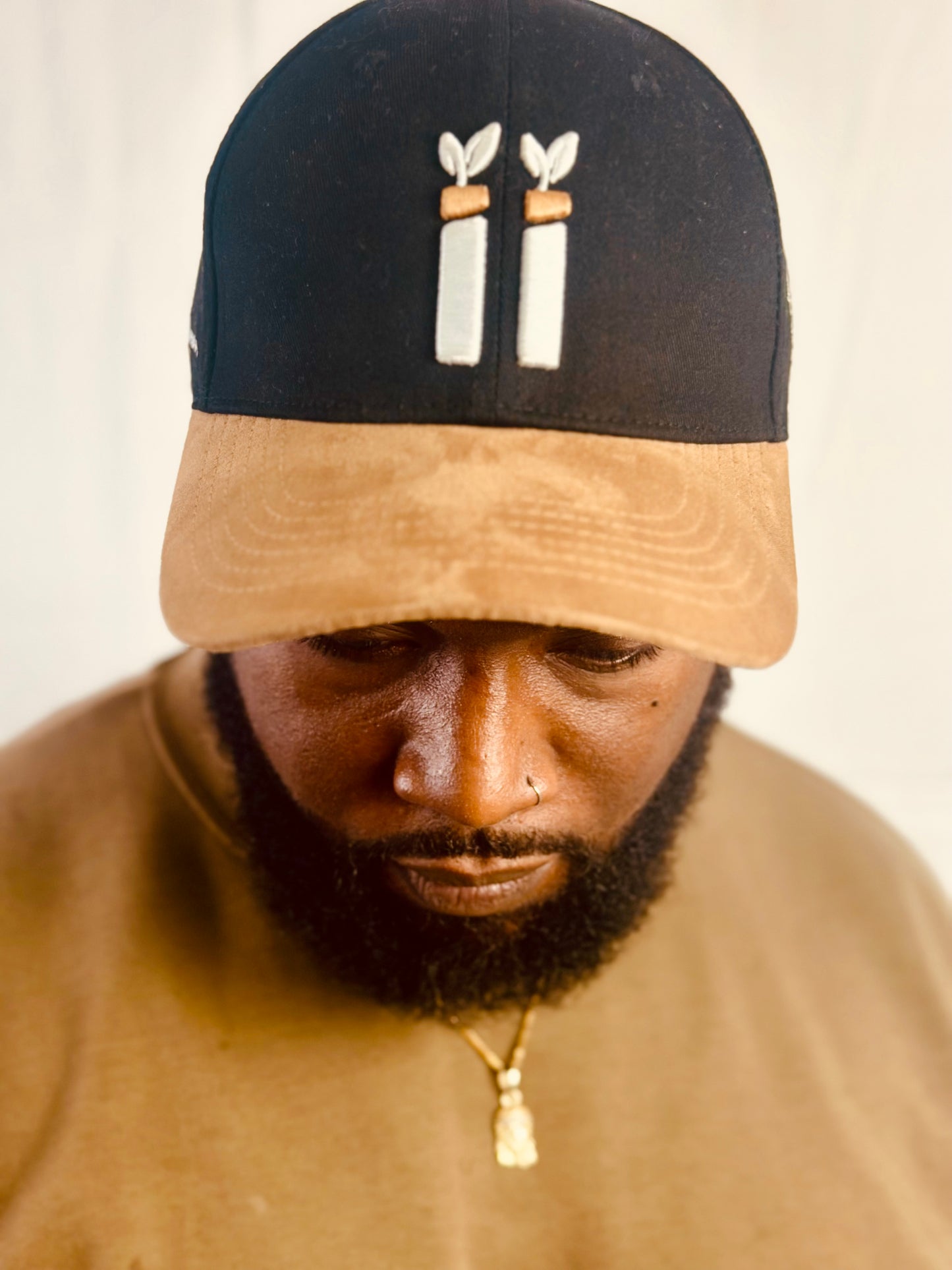 Designed by Growers II Hat (Brown and Black)