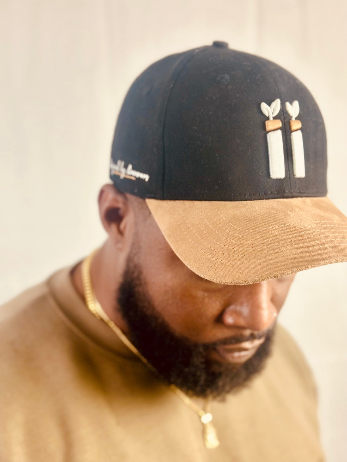 Designed by Growers II Hat (Brown and Black)