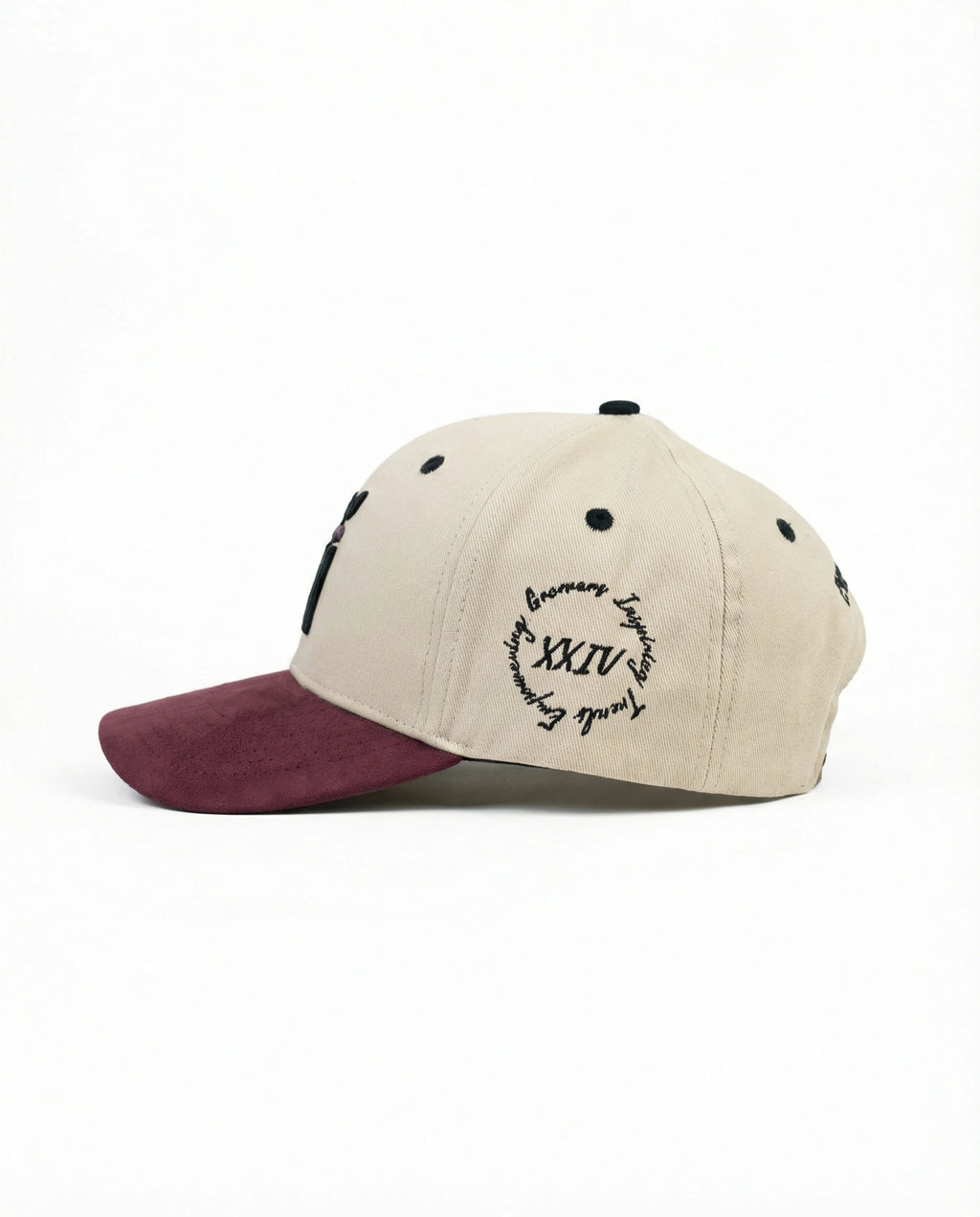 Designed by Growers II Hat (Purple and Cream)